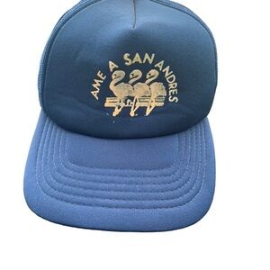 Ame A San Andres Vintage Mesh SnapBack Trucker Hat Excel
